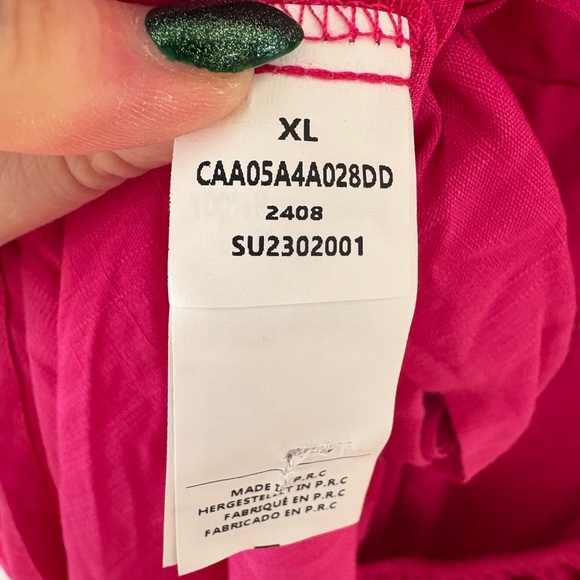 SHEIN Pink Twist Front Maxi Dress Size XL - Picture 5 of 5